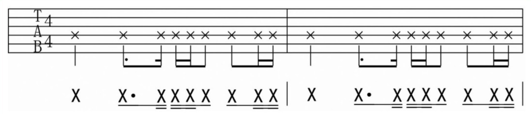 【新手必看】吉他演奏中常见的节奏型   第二弹！