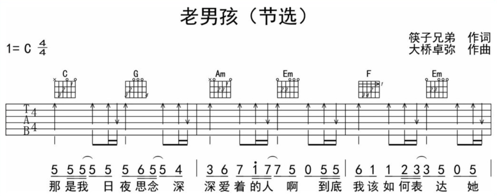 为流行歌曲编配合适的扫弦，速看！